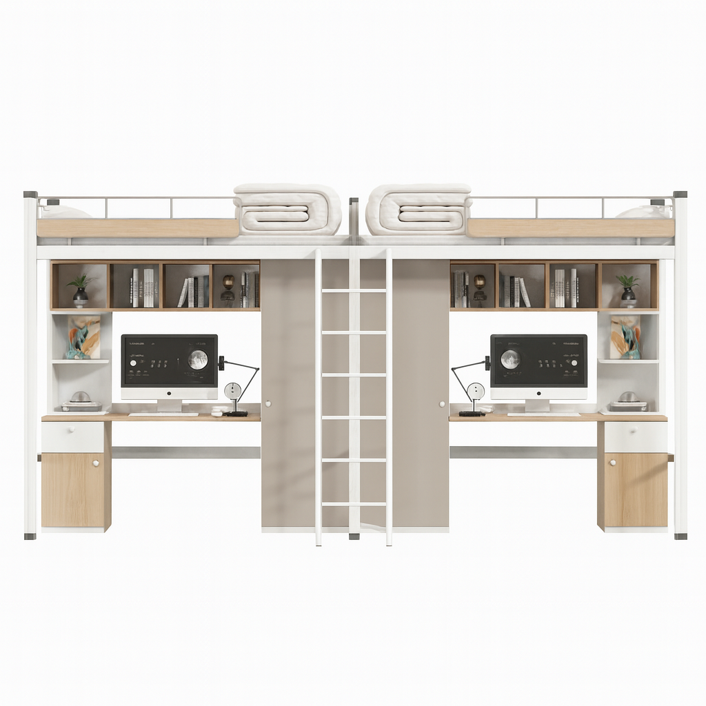 2-in-1 Loft Bed with Study Unit