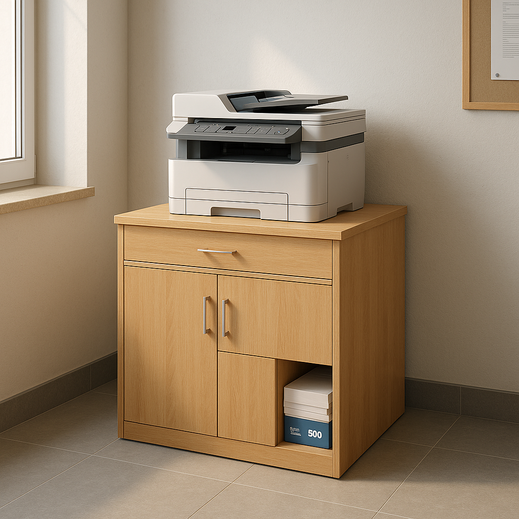 Printer Cum Stationery Table