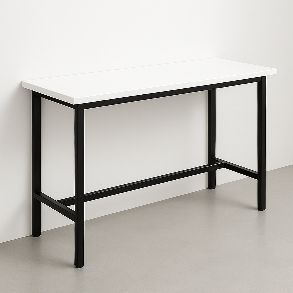 Cafe Single-Side High Seating Table 1